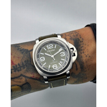 Custom Seiko Mod • Olive Green PAM Submersible • 40mm